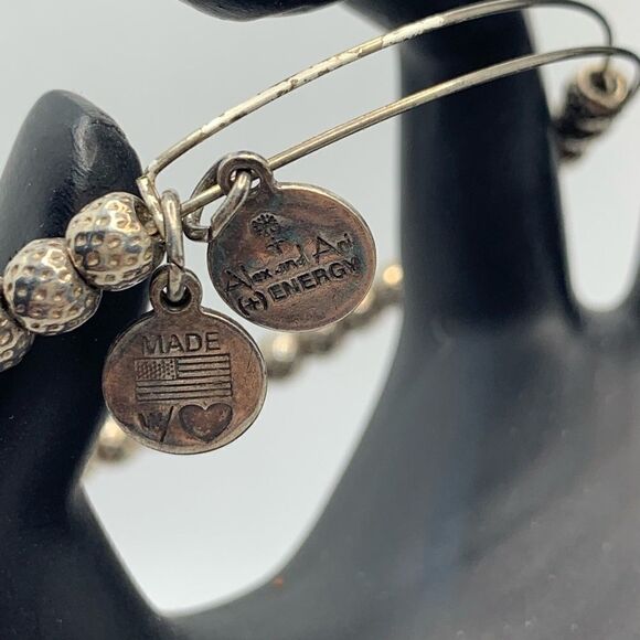 Alex and Ani Silver Beaded Bracelet - Picture 2 of 2